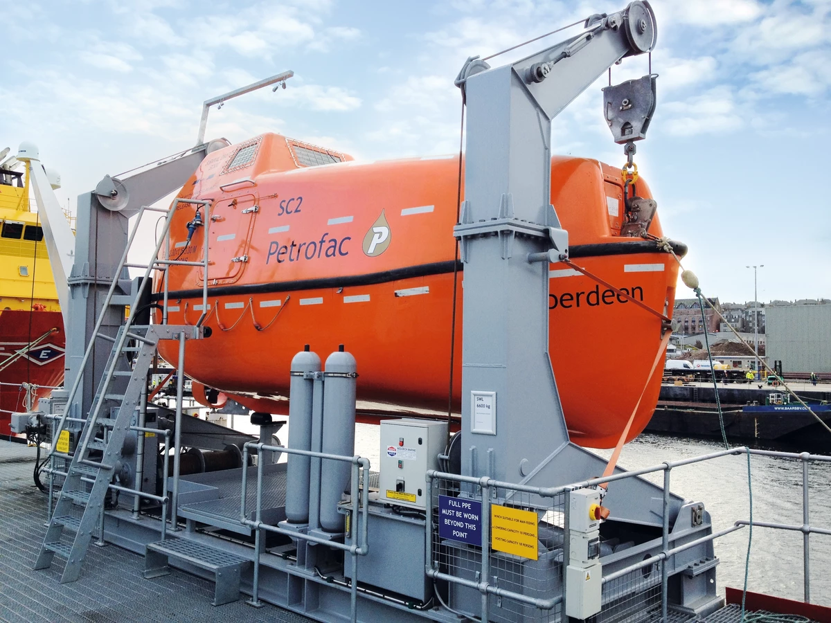 Lifeboat Davits | PALFINGER MARINE